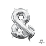 Foil Balloon Silver Symbol &