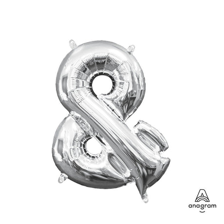 Foil Balloon Silver Symbol &