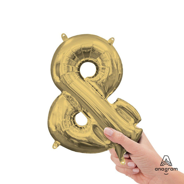 Foil Balloon Symbol & White Gold