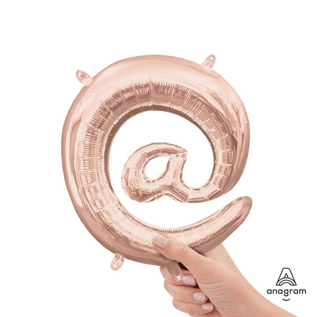 Foil Balloon Symbol @ Rose Gold