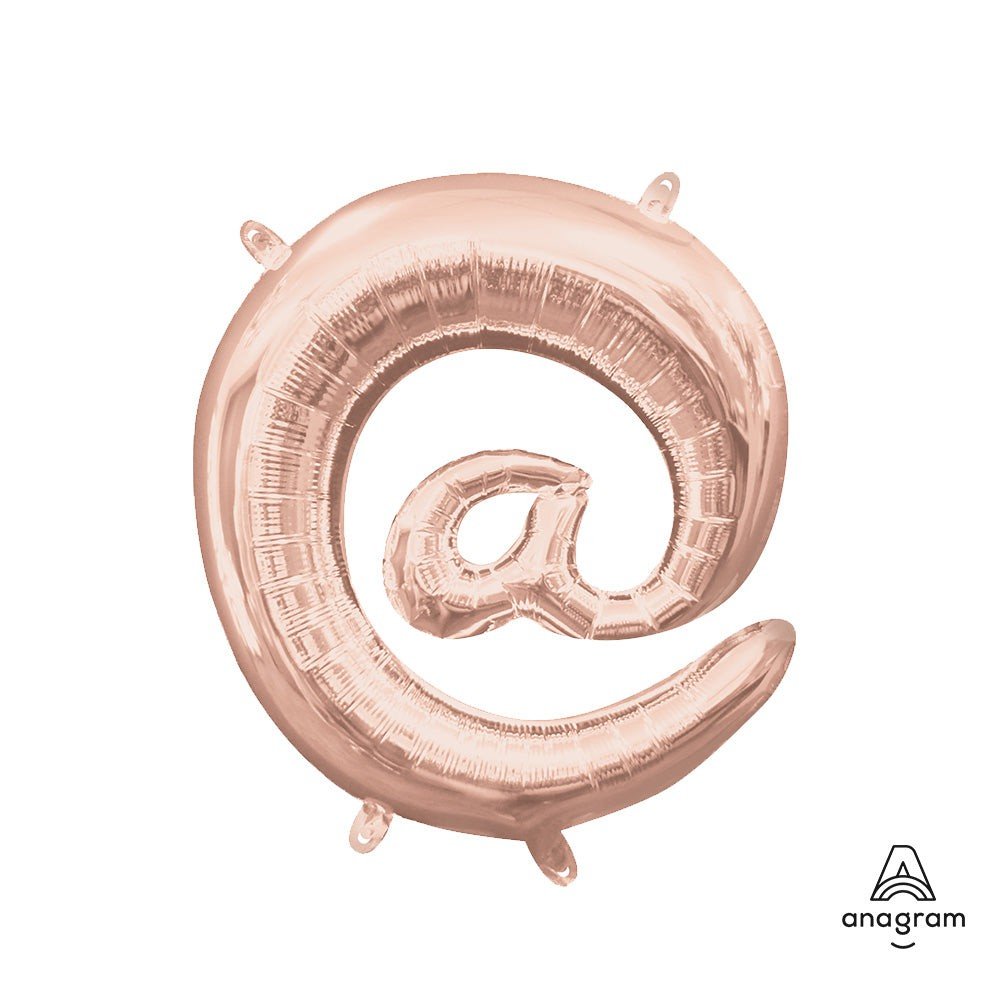 Foil Balloon Symbol @ Rose Gold