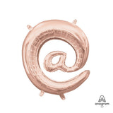Foil Balloon Symbol @ Rose Gold