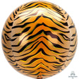 Foil Balloon Tiger Print Orbz 16 Inch