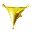 Foil Balloon Triangle Veneers Gold 16 Inch