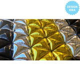 Foil Balloon Triangle Veneers Gold 16 Inch