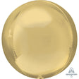 Foil Balloon White Gold Orbz