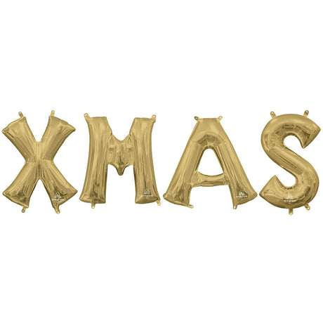 Foil Balloon XMAS Letters Kit