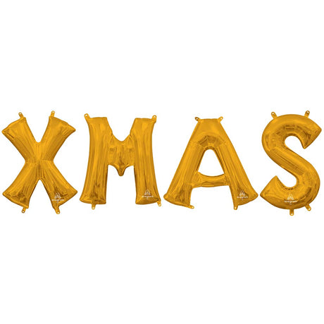 Foil Balloon XMAS Letters Kit