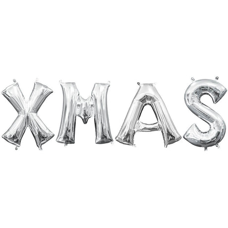 Foil Balloon XMAS Letters Kit