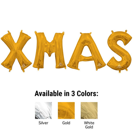 Foil Balloon XMAS Letters Kit