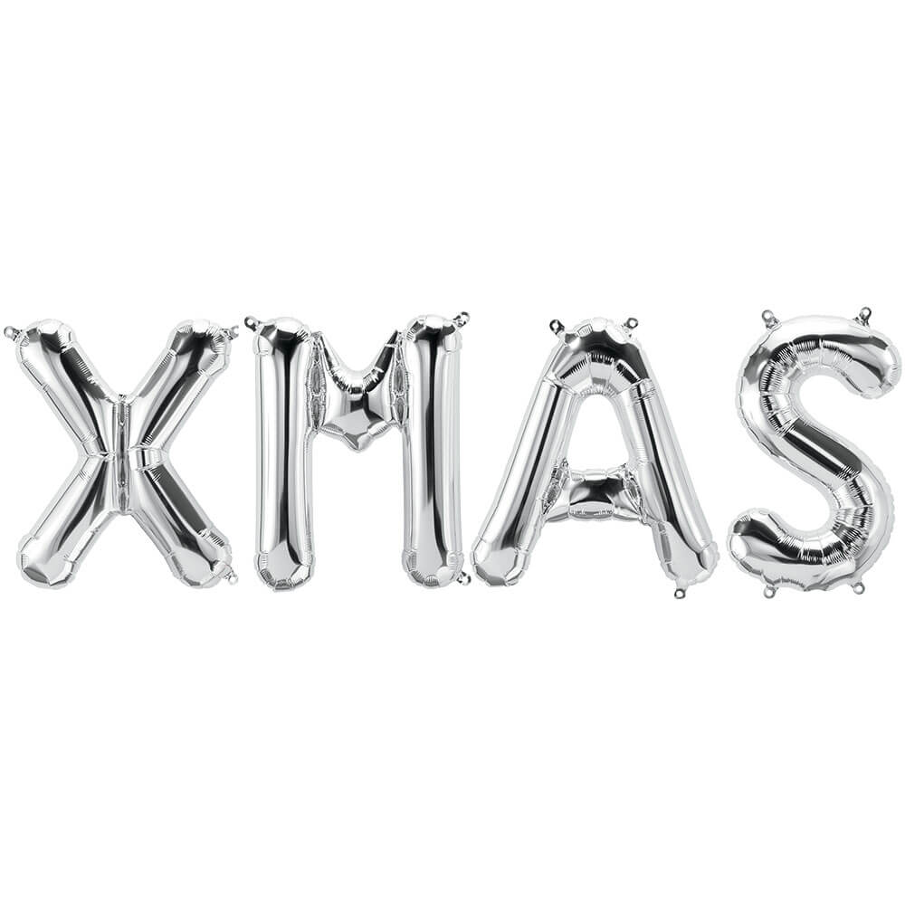 Foil Balloon XMAS Letters Kit