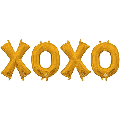 Foil Balloon XOXO Letters Kit