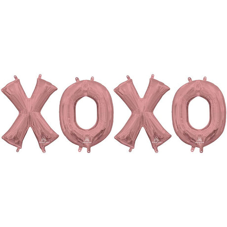 Foil Balloon XOXO Letters Kit