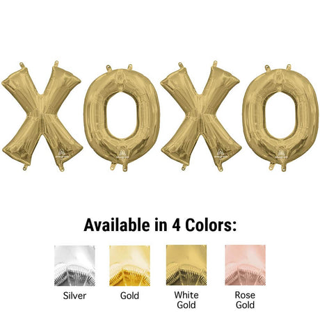 Foil Balloon XOXO Letters Kit
