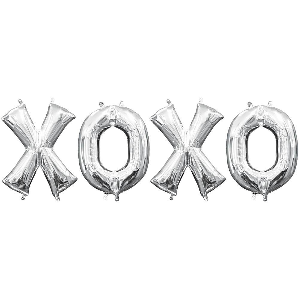 Foil Balloon XOXO Letters Kit