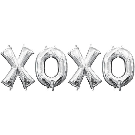 Foil Balloon XOXO Letters Kit