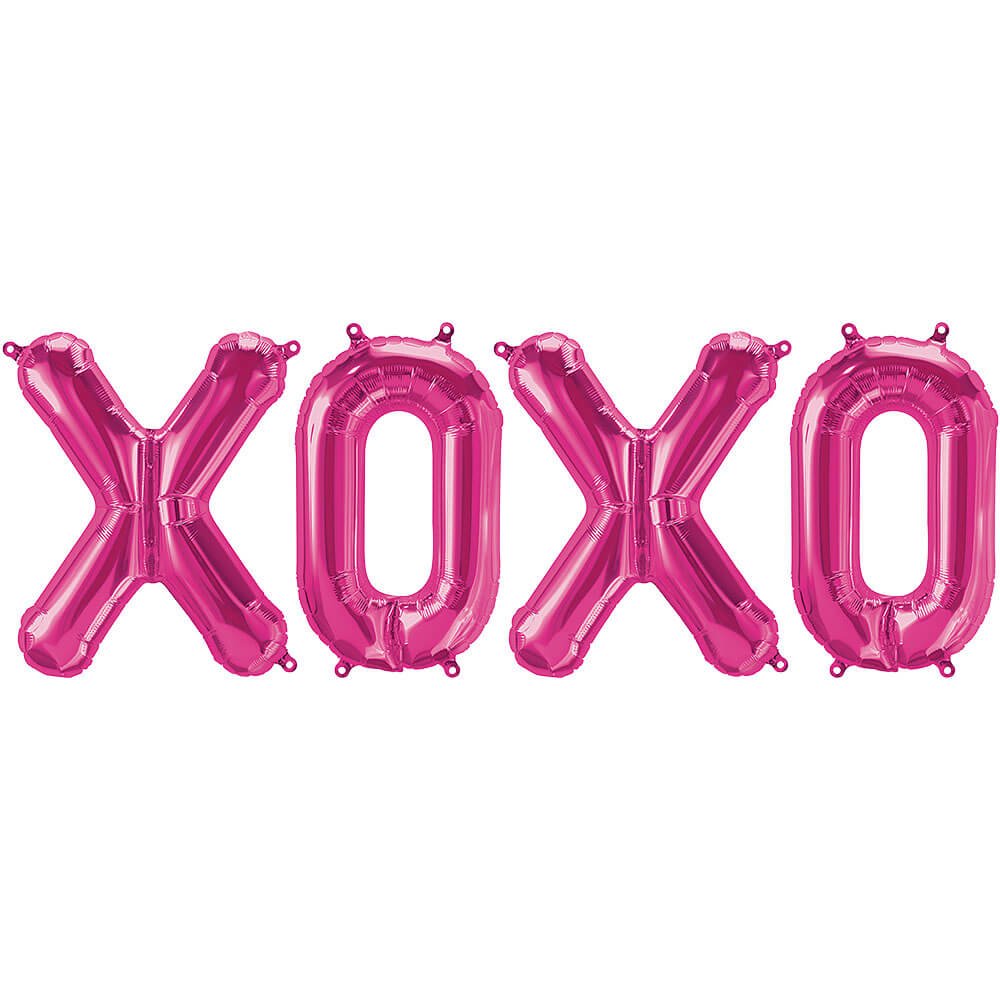 Foil Balloon XOXO Letters Kit