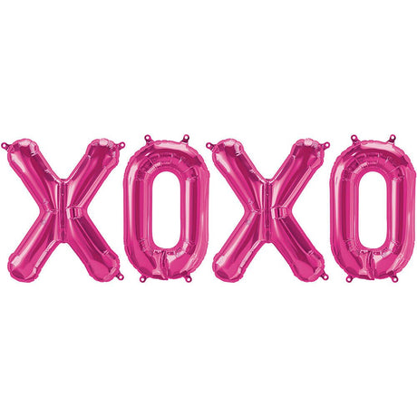 Foil Balloon XOXO Letters Kit