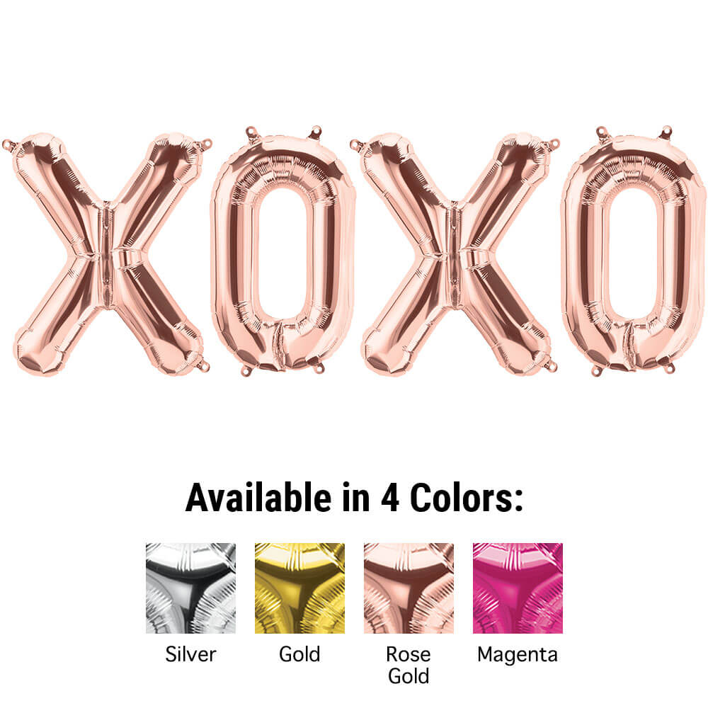 Foil Balloon XOXO Letters Kit