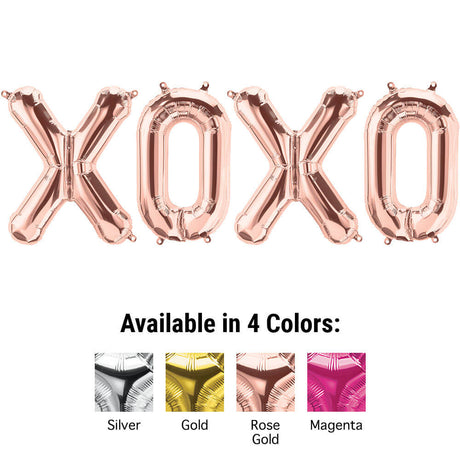 Foil Balloon XOXO Letters Kit