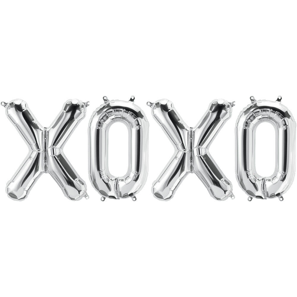 Foil Balloon XOXO Letters Kit