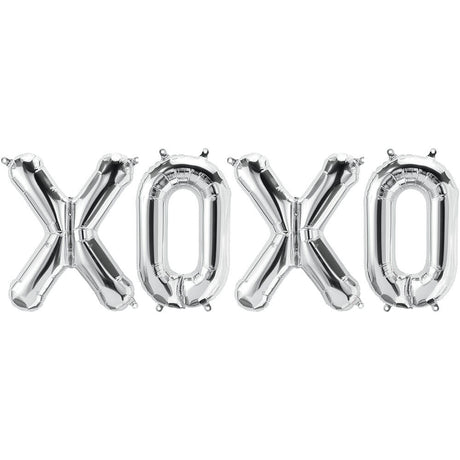 Foil Balloon XOXO Letters Kit