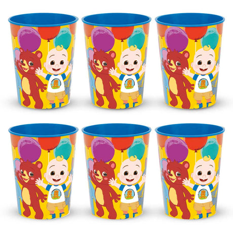 Cocomelon Plastic Stadium Cups 6 Pack