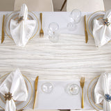 Gauze Cheesecloth Table Runner 10 ft x 38 in White