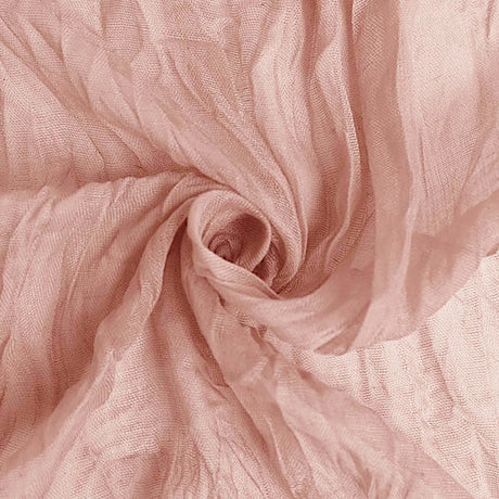 Gauze Cheesecloth Table Runner 10 ft x 38 in Rose Pink