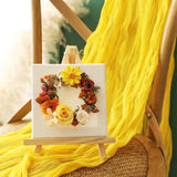 Cheesecloth Drape Curtain Panel 20 ft x 38 in Canary Yellow