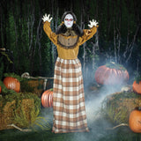 5 Feet Standing Creepy Woman Pop Up Halloween Prop
