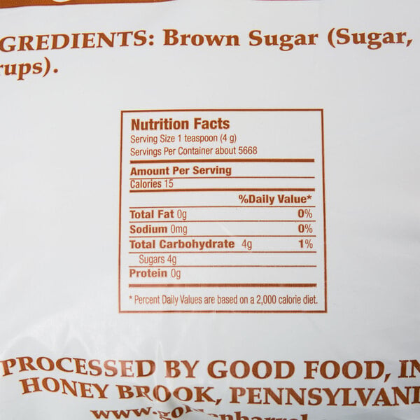 Golden Barrel 50 lb. Light Brown Sugar