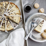 Pellman 14-Slice Pre-Cut Chocolate Chip Cheesecake 60 oz. - 6/Case