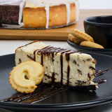Pellman 14-Slice Pre-Cut Chocolate Chip Cheesecake 60 oz. - 6/Case