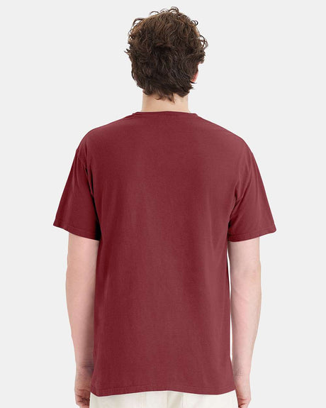 ComfortWash Hanes garment-dyed cotton pocket crewneck T-shirt