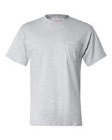 Hanes® Short Sleeve Crewneck Pocket T-Shirt