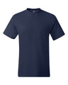 Hanes® Short Sleeve Crewneck Pocket T-Shirt
