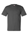 USA-Made Short Sleeve Crewneck Pocket T-Shirt