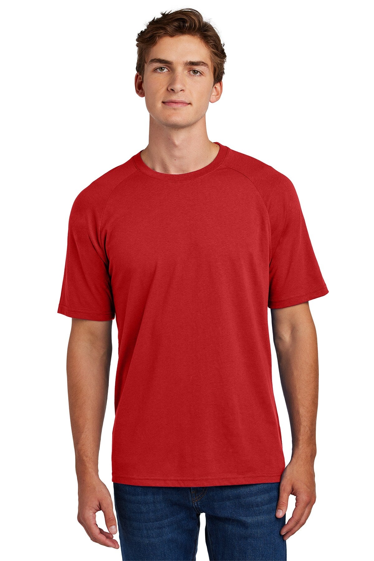 Sport-Tek® Crew Neck Short Sleeve Halftime Raglan Tee