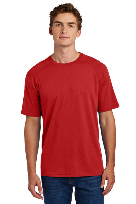 Sport-Tek® Crew Neck Short Sleeve Halftime Raglan Tee