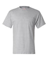 Hanes® Short Sleeve Crewneck Pocket T-Shirt