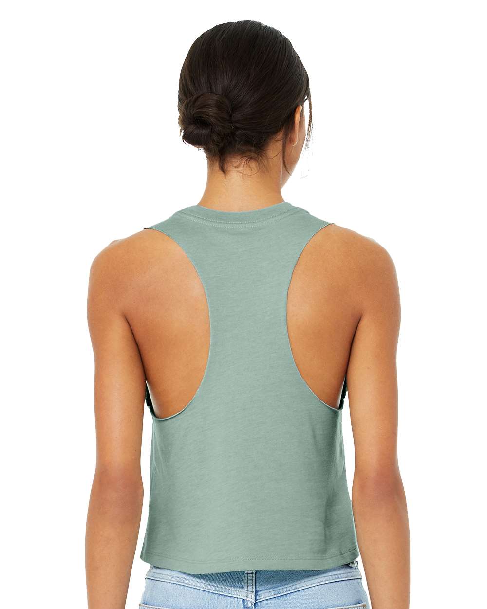 BELLA + CANVAS® Racerback Crop Tank Top For Adult - 6682
