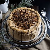 Pellman Peanut Butter Cup Triple Chocolate Cake 66 oz. - 4/Case