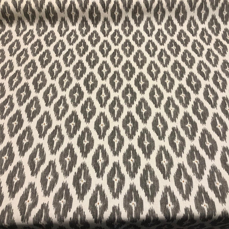 Diwali Dove 100 Percent Cotton Fabric - Cream Grey Gold, 54" Width, 27" Horizontal Repeat, 27" Vertical Repeat (1 Yard)