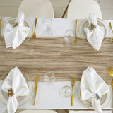 Premium Gauze Cheesecloth Table Runner 10 ft x 38 in Latte/Taupe