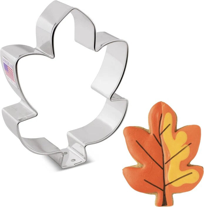 Ann Clark Fall Hawthorn Leaf Cookie Cutter, 3.75"