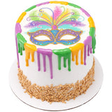 Mardi Gras Mask Edible Image for Cake or Dessert PhotoCake®