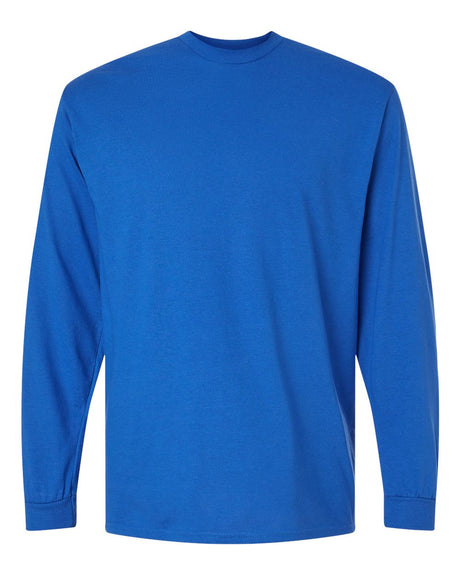 Gildan DryBlend Crewneck Long Sleeve T-Shirt | Moisture-Wicking Cotton Blend