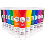 Ann Clark Professional-Grade Gel Food Coloring Made in USA .7 oz, 12 Colors