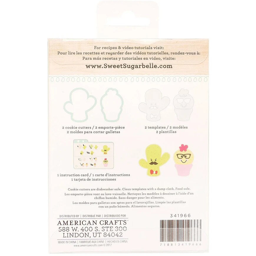 Sweet Sugerbelle Cactus Cutter Set 2pc